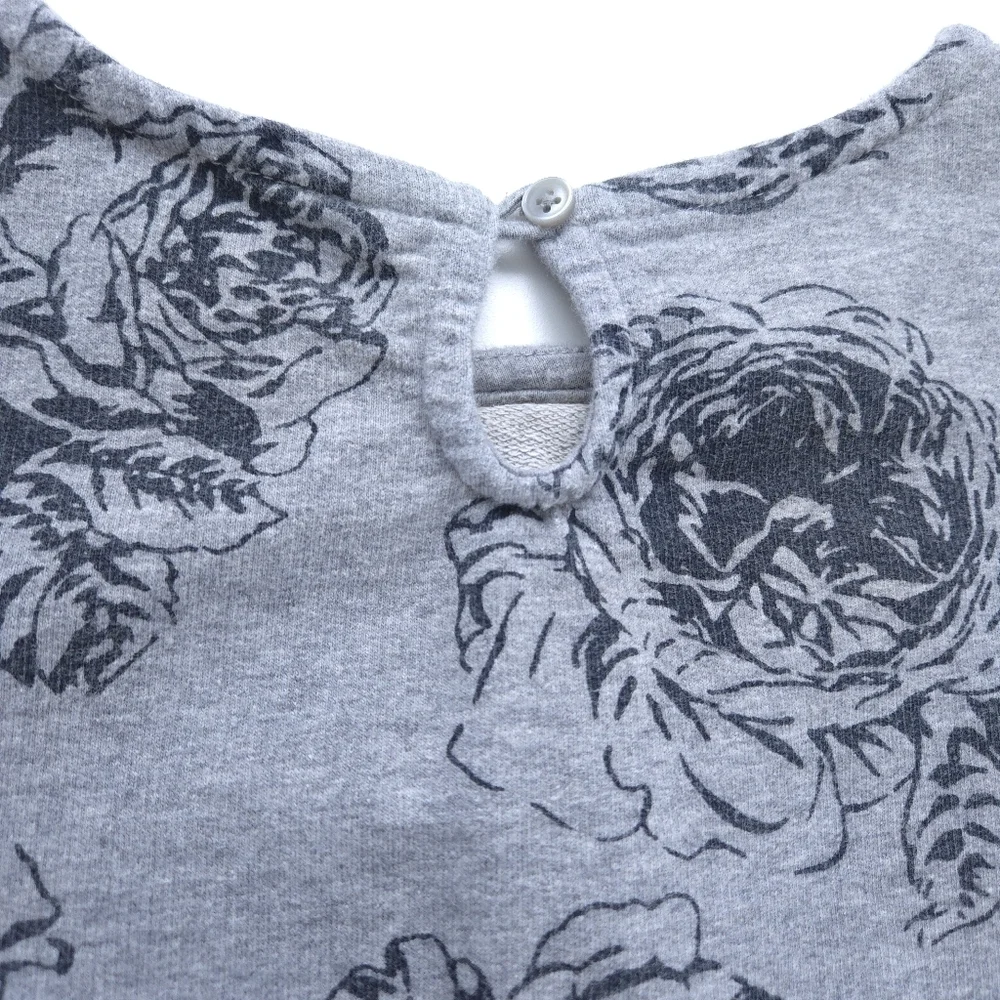 Joe Fresh Floral Print Sweatshirt Dress size 7/8 - Picture 10 of 15